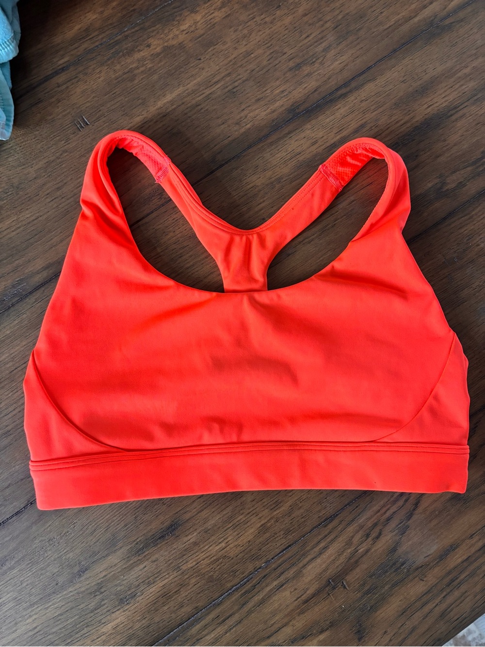 Bright Orange Athleta Workout Bra